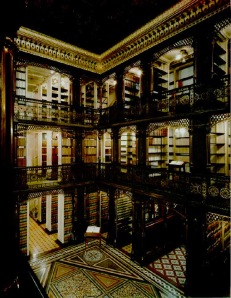 The Law Library (pictured above) is one of three ornate libraries in the building. Photo Credit: GSA.gov